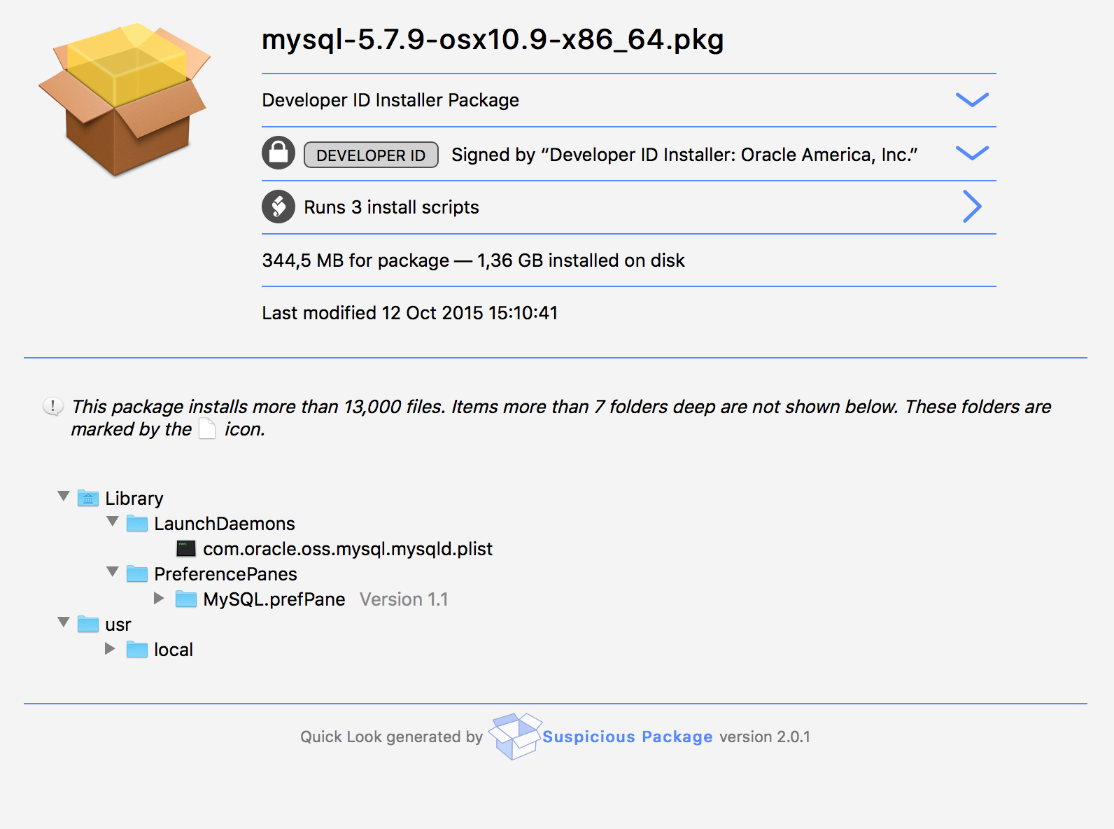 Yes 1.32GB once installed (and wrong OSX version naming)